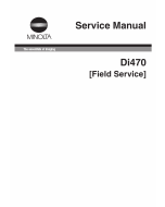 Konica-Minolta MINOLTA Di470 FIELD-SERVICE Service Manual