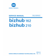 Konica-Minolta bizhub 162 210 FIELD-SERVICE Service Manual