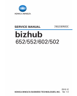 Konica-Minolta bizhub 502 552 602 652 FIELD-SERVICE Service Manual