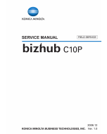 Konica-Minolta bizhub C10P FIELD-SERVICE Service Manual