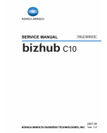 Konica-Minolta bizhub C10 FIELD-SERVICE Service Manual