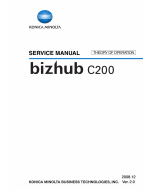 Konica-Minolta bizhub C200 THEORY-OPERATION Service Manual