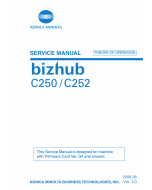 Konica-Minolta bizhub C250 C252 THEORY-OPERATION Service Manual