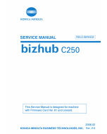 Konica-Minolta bizhub C250 FIELD-SERVICE Service Manual
