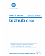 Konica-Minolta bizhub C250 THEORY-OPERATION Service Manual