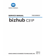 Konica-Minolta bizhub C31P FIELD-SERVICE Service Manual