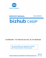 Konica-Minolta bizhub C450P FIELD-SERVICE Service Manual