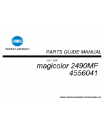 Konica-Minolta magicolor 2490FM Parts Manual