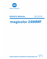 Konica-Minolta magicolor 2490MF FIELD-SERVICE Service Manual