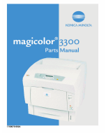 Konica-Minolta magicolor 3300 Option Parts Manual