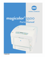 Konica-Minolta magicolor 3300 Parts Manual