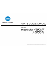 Konica-Minolta magicolor 4690MF Parts Manual