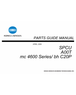 Konica-Minolta magicolor 4690 C20P SPCU A00T Parts Manual