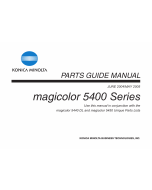 Konica-Minolta magicolor 5440DL 5450 Parts Manual
