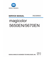 Konica-Minolta magicolor 5650EN 5670EN FIELD-SERVICE Service Manual