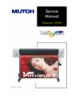 MUTOH ValueJet VJ 1304W Service Manual