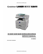 RICOH Aficio 120 1013 1013f 1515 1515F 1515MF B129 B130 B168 B169 B044 B045 B046 Service Manual