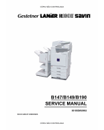 RICOH Aficio 2228C 2232C 2238C B147 B149 B190 Service Manual