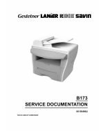 RICOH Aficio AC104 B173 Service Manual