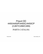 RICOH Aficio DD-4450 DD4450P DD4450CP C277 C278 C279 Parts Catalog