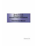 RICOH Aficio MP-1600L2 B244 B276 B277 B268 B269 Service Manual
