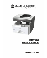 RICOH Aficio MP-301SP 301SPF D127 D128 Service Manual
