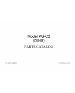 RICOH Aficio MP-C1800 D045 Parts Catalog