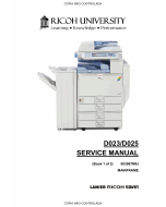 RICOH Aficio MP-C2800 C3300 D023 D025 Service Manual