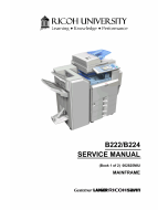 RICOH Aficio MP-C3500 C4500 B222 B224 Service Manual