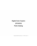 RICOH Aficio MP-CW2200SP D124 Parts Catalog