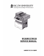 RICOH Aficio SF-4410SF M126 M127 M128 Service Manual