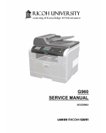 RICOH Aficio SP-3200SF G960 Parts Service Manual