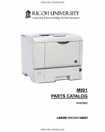 RICOH Aficio SP-4200N M001 Parts Catalog