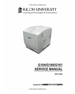 RICOH Aficio SP-C410DN C411DN CL4000DN G104 G160 G161 Service Manual