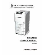 RICOH Aficio SP-C430DN C431DN M065 M066 Service Manual