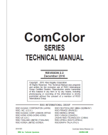 RISO ComColor Series TECHNICAL Service Manual
