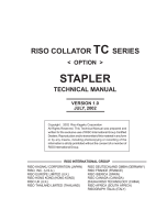 RISO TC 5100 Stapler-Option TECHNICAL Service Manual