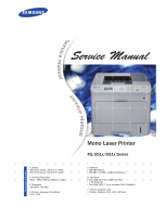 Samsung Mono-Laser-Printer ML-551x 651x Service Manual