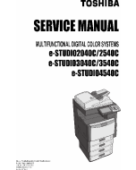 TOSHIBA e-STUDIO 2040c 2540c 3040c 3540c 4540c Service Manual
