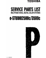 TOSHIBA e-STUDIO 2500C 3500C Parts List Manual