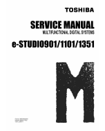 TOSHIBA e-STUDIO 901 1101 1351 Service Manual