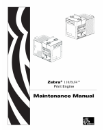 Zebra Label 110PAX4 Maintenance Service Manual