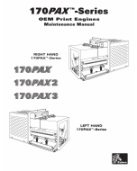Zebra Label 170PAX 170PAX2 170PAX3 Maintenance Service Manual
