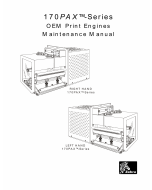 Zebra Label 170PAX Maintenance Service Manual