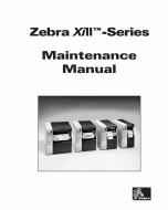 Zebra Label Z90 140 170 220 XiII Maintenance Service Manual