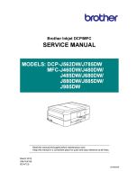 Brother Inkjet-MFC J460DW J480DW J485DW J680DW J880DW J885DW J985DW Inkjet-DCP J562DW J785DW Service Manual