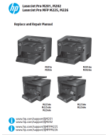 HP LaserJet Pro M201 M202 MFP M225 M226 Replace Repair Service Manual