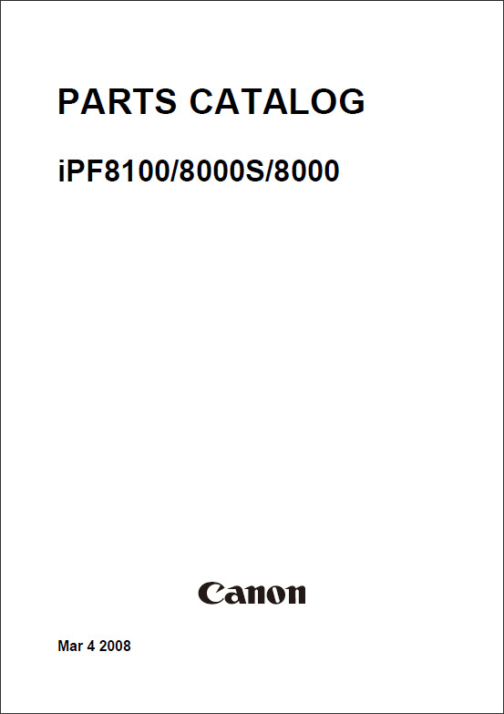 iPF8100_PartsCatalog_1