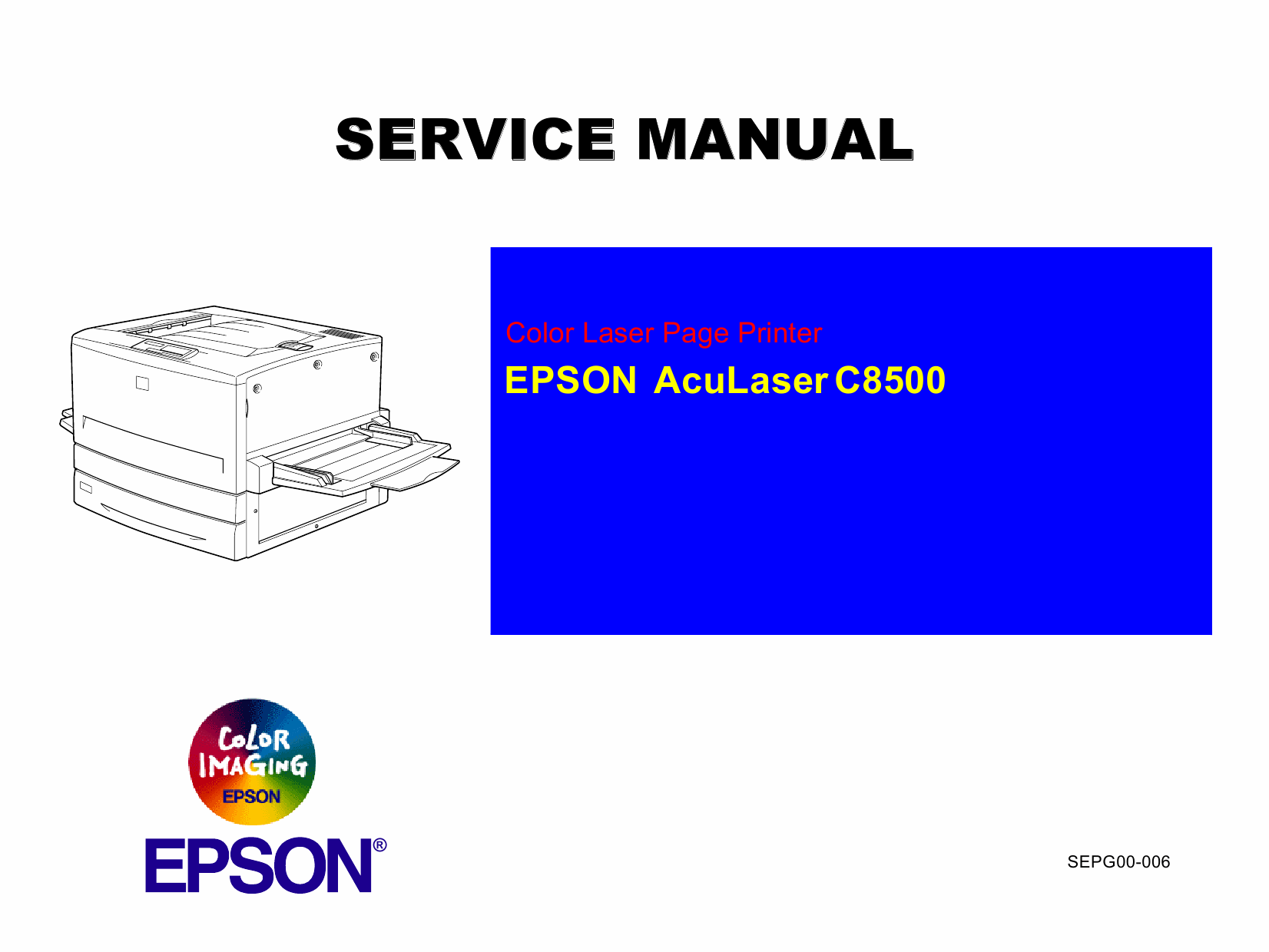 EPSON AcuLaser C8500 Service Manual-1