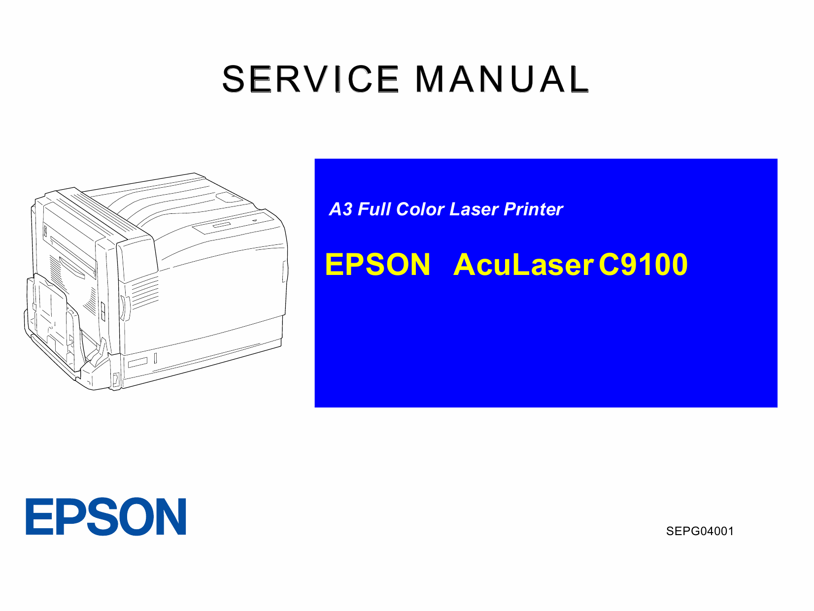 EPSON AcuLaser C9100 Service Manual-1